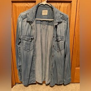American Eagle boyfriend fit button up shirt